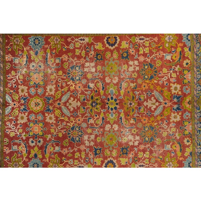 Late 18th Century Antique Sultanabad Rug 7'6'' x 9'6'' For Sale In New York - Image 6 of 12
