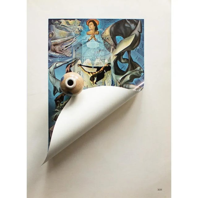 1950s 1957 After Salvador Dali, "Static Supersonic Speed of Raphael's Madonna" First Edition Photogravure For Sale - Image 5 of 8