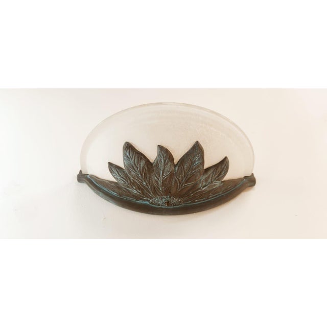 Ceramic Wall Light with Glass For Sale - Image 6 of 6