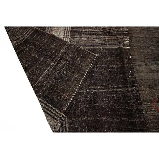 Mid 20th Century 1960s Vintage Modern Turkish Kilim Rug- 10′11″ × 12′3″ For Sale - Image 5 of 7