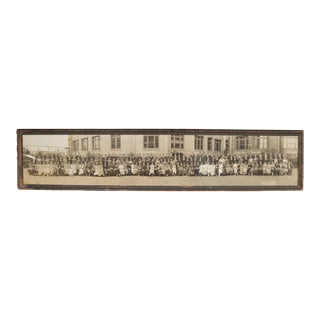 Early 20th C. Lowell High School Panoramic Photo C.1924 For Sale