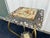 Metal Antique Two-Tier Art Nouveau Brass and Onyx Planter Stand With Gallery For Sale - Image 7 of 12