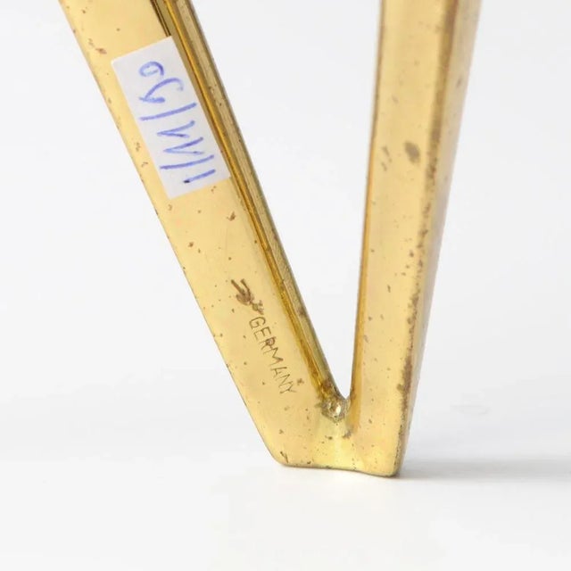 Mid-Century German Brass Candleholder, 1960s For Sale - Image 10 of 11