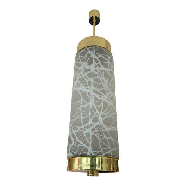 Brass Murano Glass by Esperia Pendant Lights, Italy, 1990s For Sale