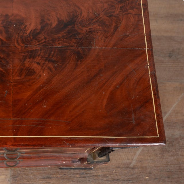 Wood ​​​​​​​Late 18th Century Danish Pine Small Chest of Drawers, Possible Jewelry Chest For Sale - Image 7 of 12