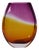 Mark Vase in Mouthblown Glass by Pia Wüstenberg For Sale