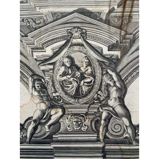 17th Century Bernard De Bailliu, Pitti Palace, Venus Room, 17th Century, Engraving For Sale - Image 5 of 13