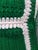 Textile 1960's Hand Knit Green/ White Blanket- Very Clean For Sale - Image 7 of 12