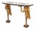 Empire Revival Pietra Dura Top Crane Motif Console Table For Sale