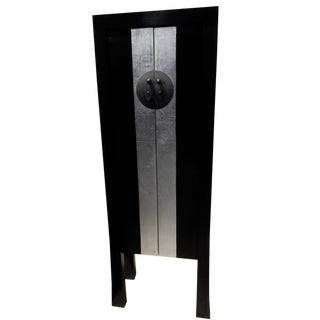 Black Lacquer Armoire 6 For Sale