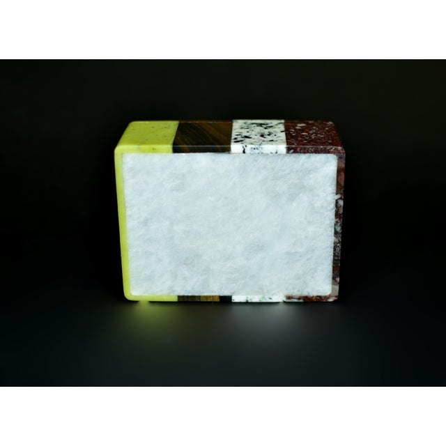 Gemstone Box Four Natural Stones Rare K3 Jasper Green Serpentine For Sale - Image 10 of 10