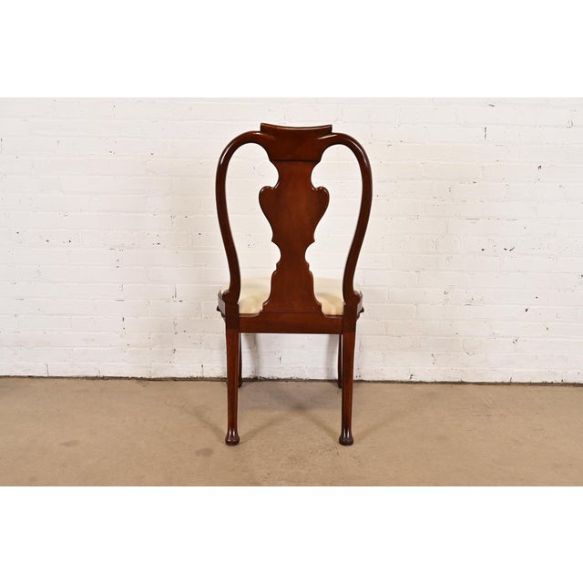Wood Baker Furniture Georgian Carved Mahogany Side Chair or Dining Chair For Sale - Image 7 of 13