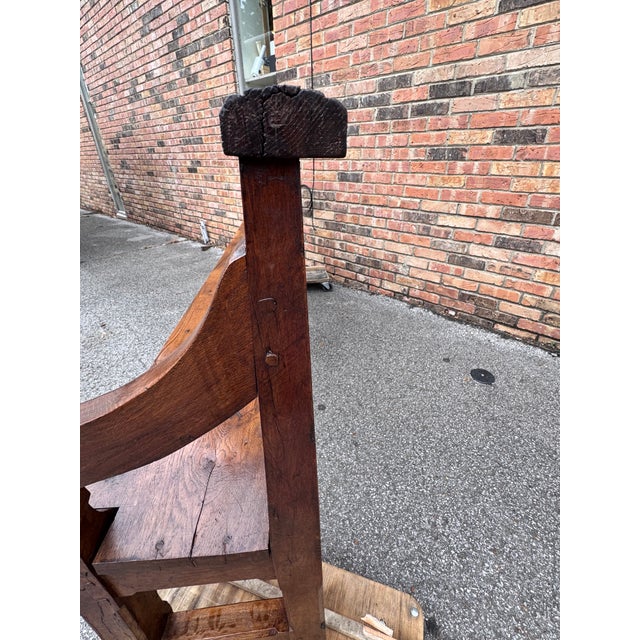 Early 19th Century French Hall Bench For Sale - Image 9 of 11