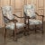 French Pair Antique French Louis XIII Armchairs With Tapestry Upholstery For Sale - Image 3 of 13