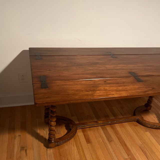 Beautiful console table hand crafted in the United States by the artisans of Jonathan Charles of High Point, North...