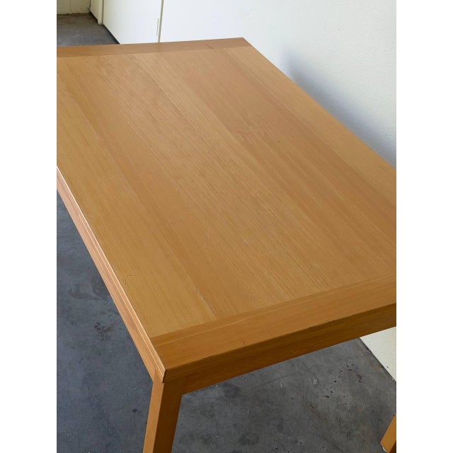 1960s Vintage 1960s Danish Mid Century Modern Extendable Dining Table - Solid Wood For Sale - Image 5 of 10