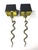 Metal Vintage Exotic Brass Cobra Snake Wall Sconces - a Pair For Sale - Image 7 of 7