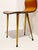 Curved Wooden Chairs with Brass Legs, 1970, Set of 4 For Sale - Image 11 of 18