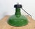 Industrial Green Enamel Factory Pendant Lamp, 1960s For Sale - Image 14 of 18