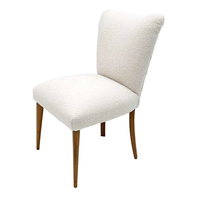 Mid-Century Modern Boucle Armchair, Italy, 1950s For Sale