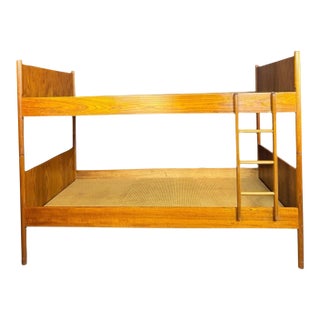 Mid Century Westnofa Teak Norwegian Bunk Bed For Sale