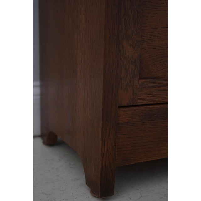 Stickley Mission Oak 3 Tier Barrister Bookcase For Sale - Image 13 of 16