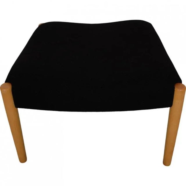 Circle Ottoman by Nanna Ditzel For Sale - Image 4 of 10