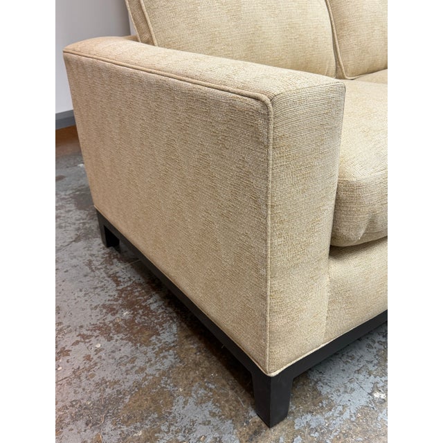 Tan Christian Liaigre for Holly Hunt Bespoke Sofa For Sale - Image 8 of 12
