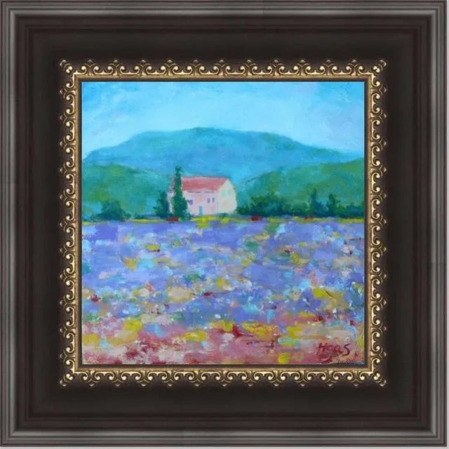 Provence Lavender, Modern Impressionist Oil Painting For Sale - Image 10 of 12