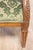 Tuscan 18th Century Walnut Sofa from Villa Fioravanti with Carved Lyre Motifs For Sale - Image 4 of 14