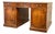 18th Century Georgian Mahogany Pedestal Partners Desk, Chippendale Period, 1760 For Sale