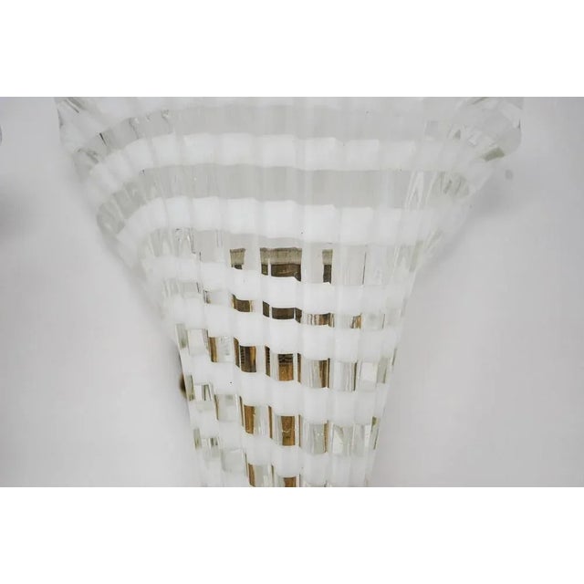1950s Murano Glass Venini Sconces, 1950s, Set of 2 For Sale - Image 5 of 9