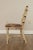 Wood Vintage Rattan Cream Lacquered Dining Chair For Sale - Image 7 of 13