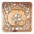 Vintage Copper Tea Kettle Motif Trivet For Sale