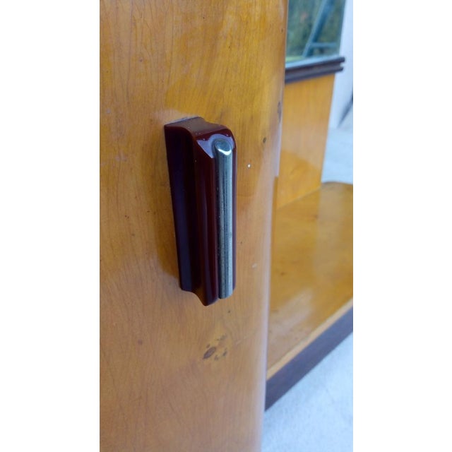 Wood Dressing Table in the style of Jindřich Halabala for Up Závody, 1960s For Sale - Image 7 of 10