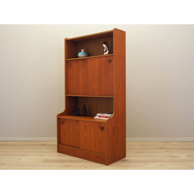 Vintage Danish Teak Bookcase, 1960s For Sale - Image 4 of 18