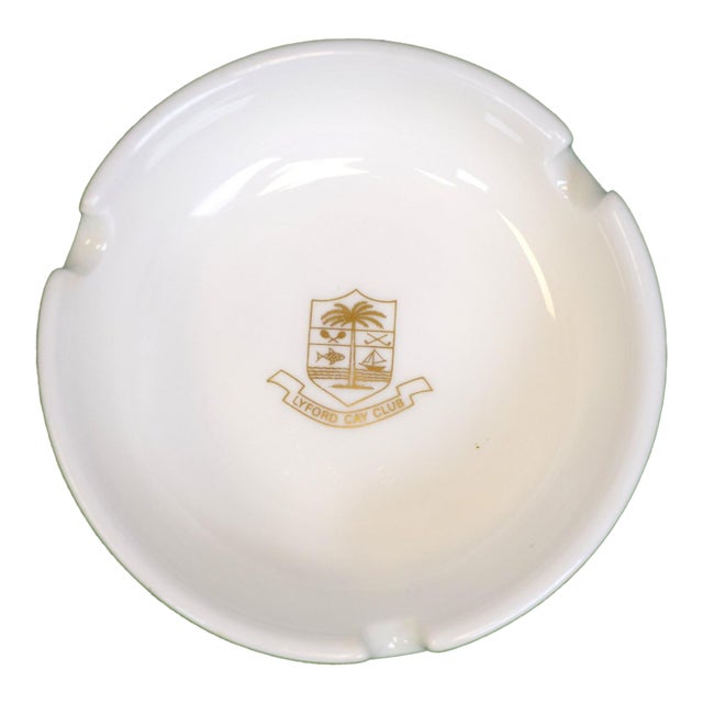 Lyford Cay Club Wedgwood Bone China Ashtray Made in England For Sale