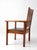 American Antique Arts and Crafts Mission Oak Armchair For Sale - Image 3 of 14