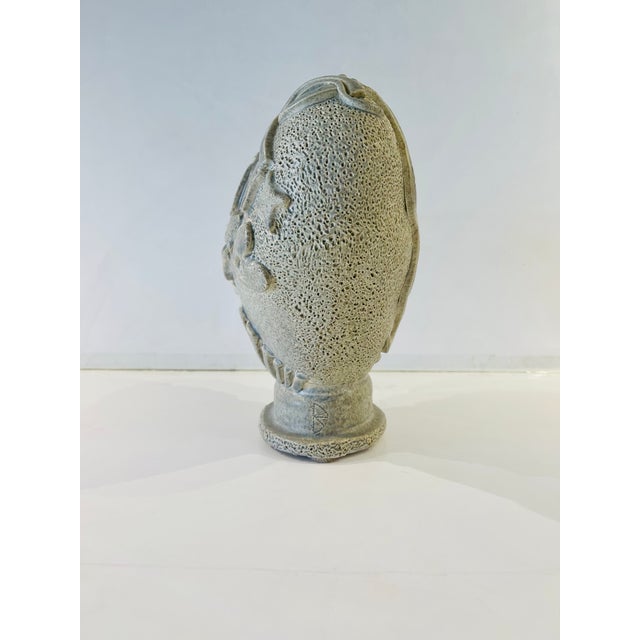 Abstract 1990s David Farnsworth Abstract Face Sculpture For Sale - Image 3 of 13