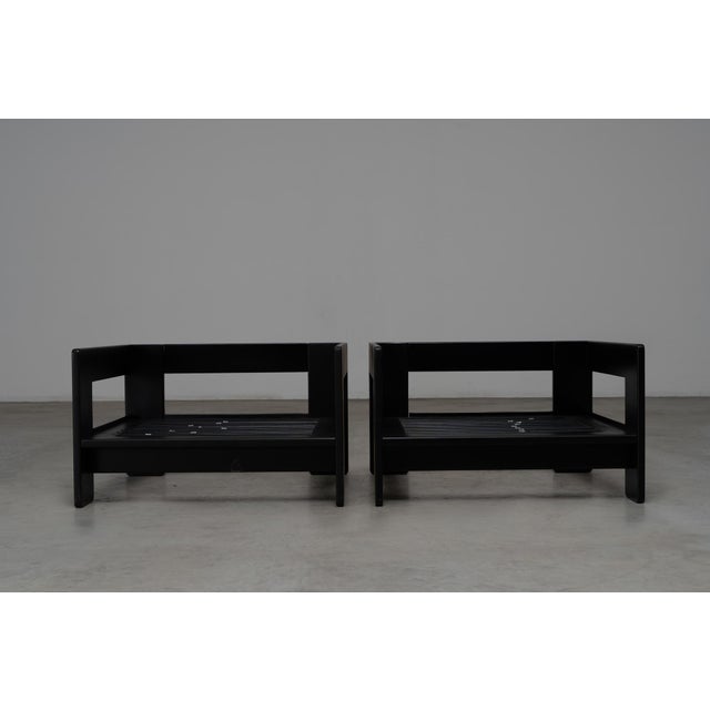Vintage Bastiano Club Chairs by Afra and Tobia Scarpa for Gavina, 1960s, Set of 2 For Sale - Image 17 of 18