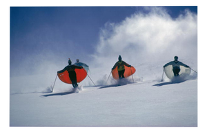 Slim Aarons, Caped Skiers, Limited Edition Estate Stamped Photographic Print, 2000s