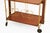 Brown Serving Bar Cart in Wood and Brass by Marie-Françoise Mondineu for Bocado, France, 1950 For Sale - Image 8 of 14