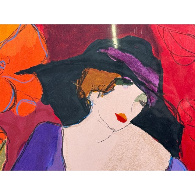 Itzchak Isaac Tarkay, Fauvsim, "Femme Fatale" Signed and Numbered Silkscreen, 20th C. For Sale - Image 4 of 9