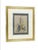Exquisite mid-century framed needlework spray. Masterfully executed on a fine, translucent organdy mesh, the artwork...