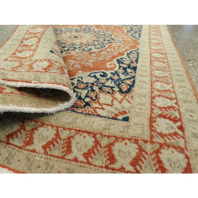 Textile Galerie Shabab Collection Early 20th Century Persian Tabriz Hagi Jalili Rug For Sale - Image 7 of 7