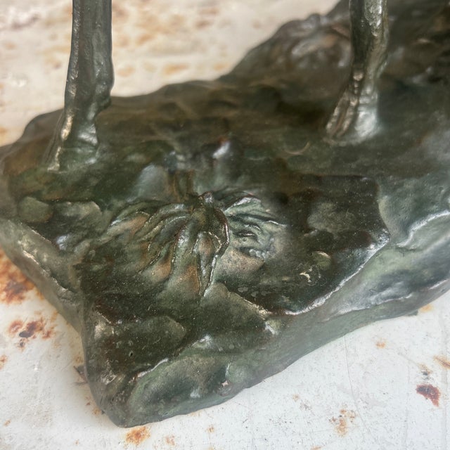 Bronze 1920s Bronze Sculpture of a Kudu Antelope by Rh Rockwell For Sale - Image 8 of 11