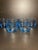 For sale is a vintage set of 7 Anchor Hocking "Misty Blue" Optic Swirl drinking glasses. Produced in the 1980s, these...