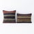 Mid-Century Modern Anatolian Lumbar Kilim Pillow Cover 16'' X 20'' & 16'' X 24'' - Set of Two For Sale - Image 3 of 4