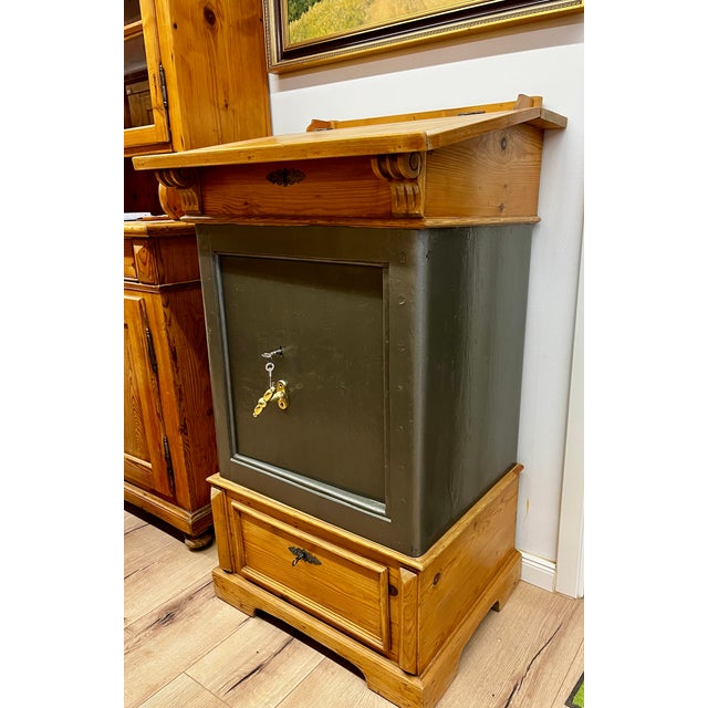 Vintage Safe in the Desk For Sale - Image 3 of 8
