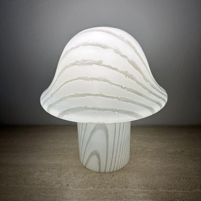 Mushroom Zebra Table Lamp from Peill & Putzer, 1970s For Sale - Image 3 of 18